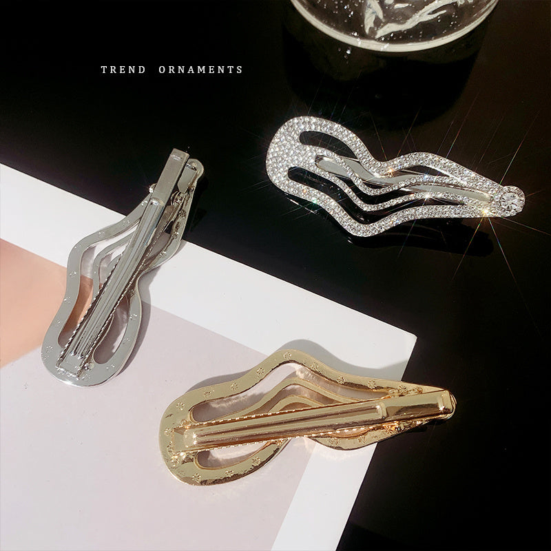 Líneas irregulares Bang Sweet Cool Clip lateral de diamante completo