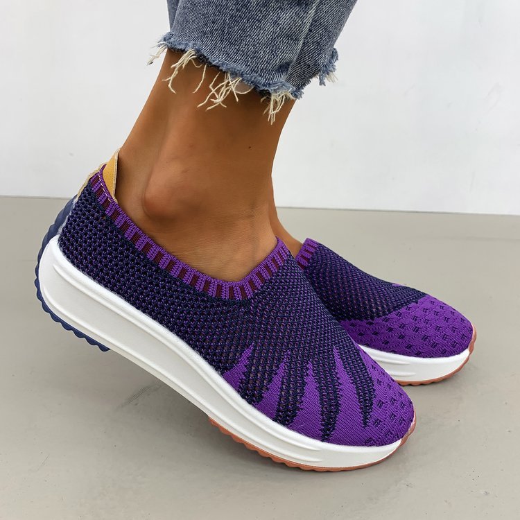 Chaussures respirantes Flyknit Baskets compensées