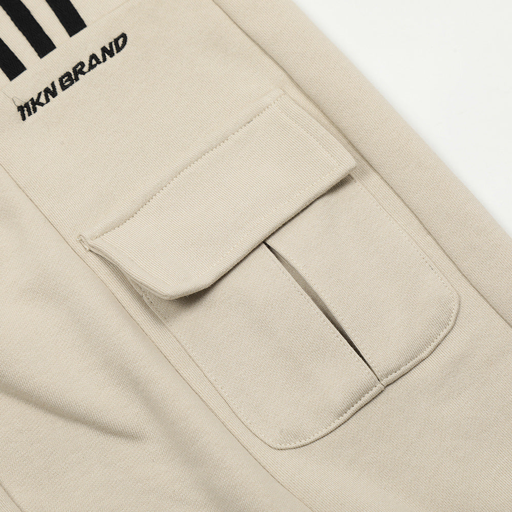 Fashion Three Bars Straight Casual Pants Men