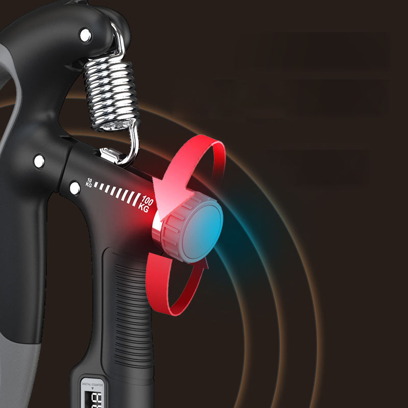 Agarre de mano Entrenador de fuerza de agarre de dedo ajustable Dispositivo de entrenamiento de fuerza de agarre, Dispositivo de rehabilitación de mano, Entrenador de fuerza de agarre, Fortalecedor de antebrazo, Exprimidor de mano Resistencia ajustable