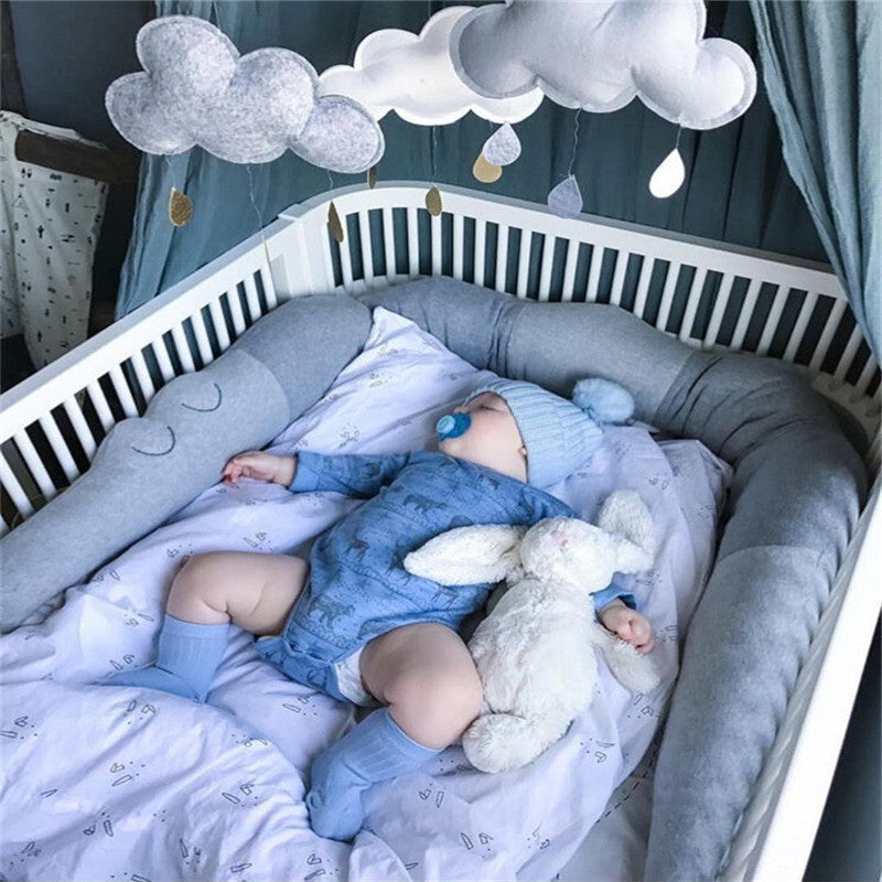 Oreiller Long mignon pour enfants, jouets en peluche, pare-chocs pour bébé, protection de lit de berceau, coussin de canapé en coton, décor de chambre d'enfants
