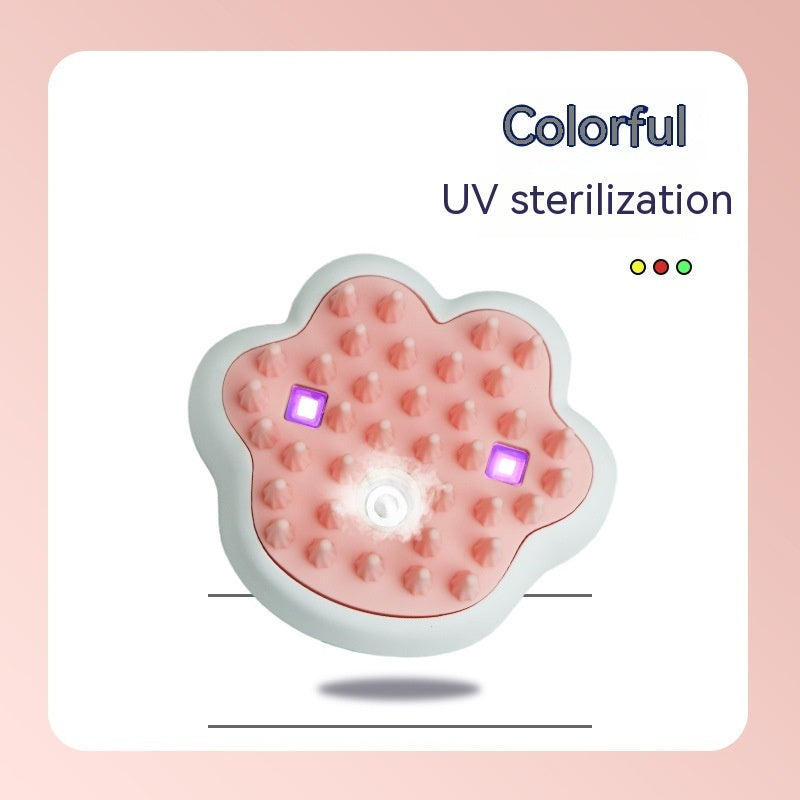 Peine para eliminar el pelo de vapor para mascotas, peine para masaje con vapor para relajar el cuerpo y aliviar la fatiga, peine para el cuidado del pelo de gato suelto, productos para cachorros y mascotas