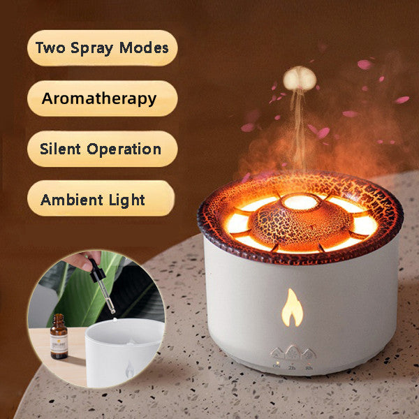 Humidificateur d'aromathérapie volcanique créatif