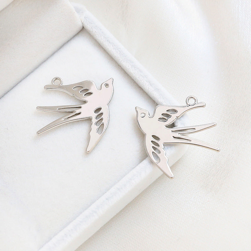 Spring Swallow Pendant DIY Handmade Bracelet Necklace Earring Accessories Material