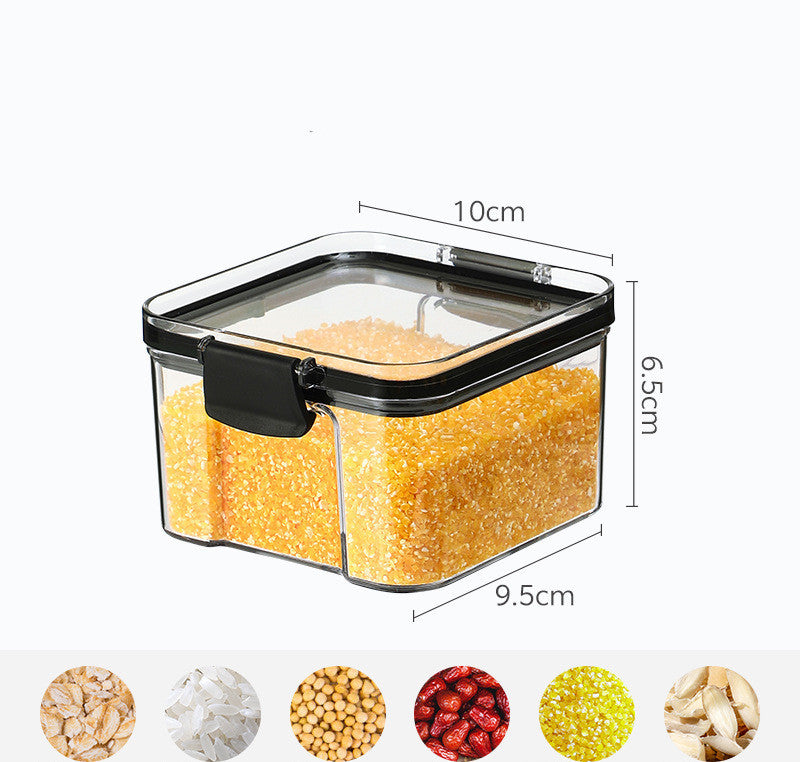 Caja de tarro de almacenamiento de cocina para cereales