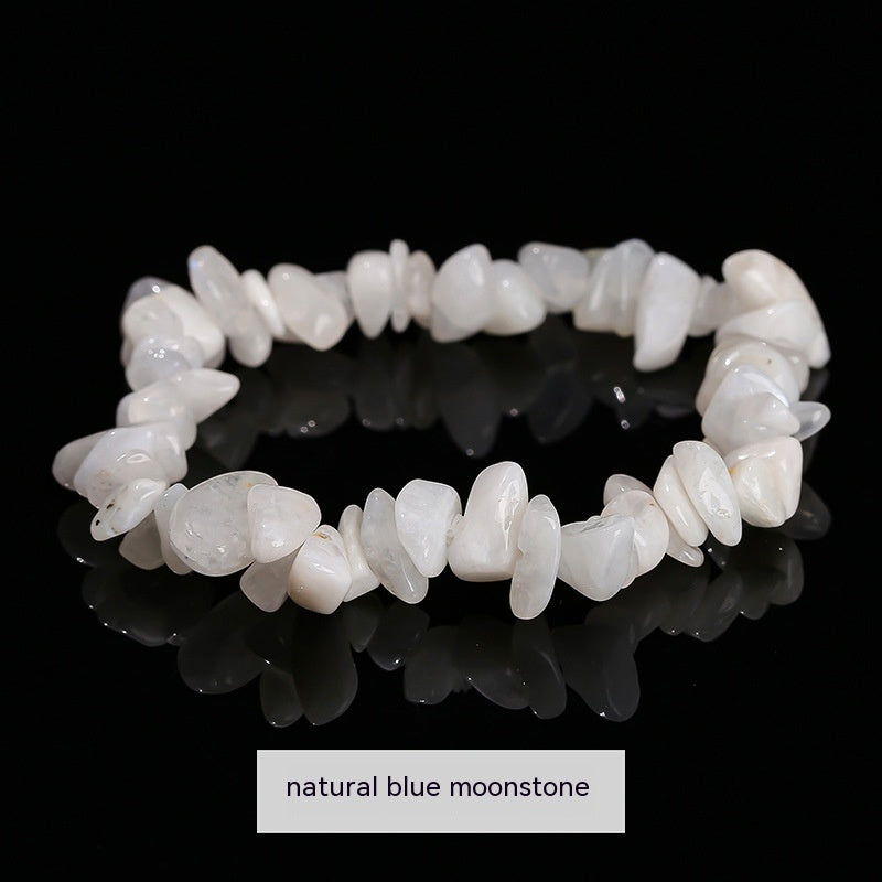 Natural Crystal Gravel Agate Aventurine Irregular Bracelet