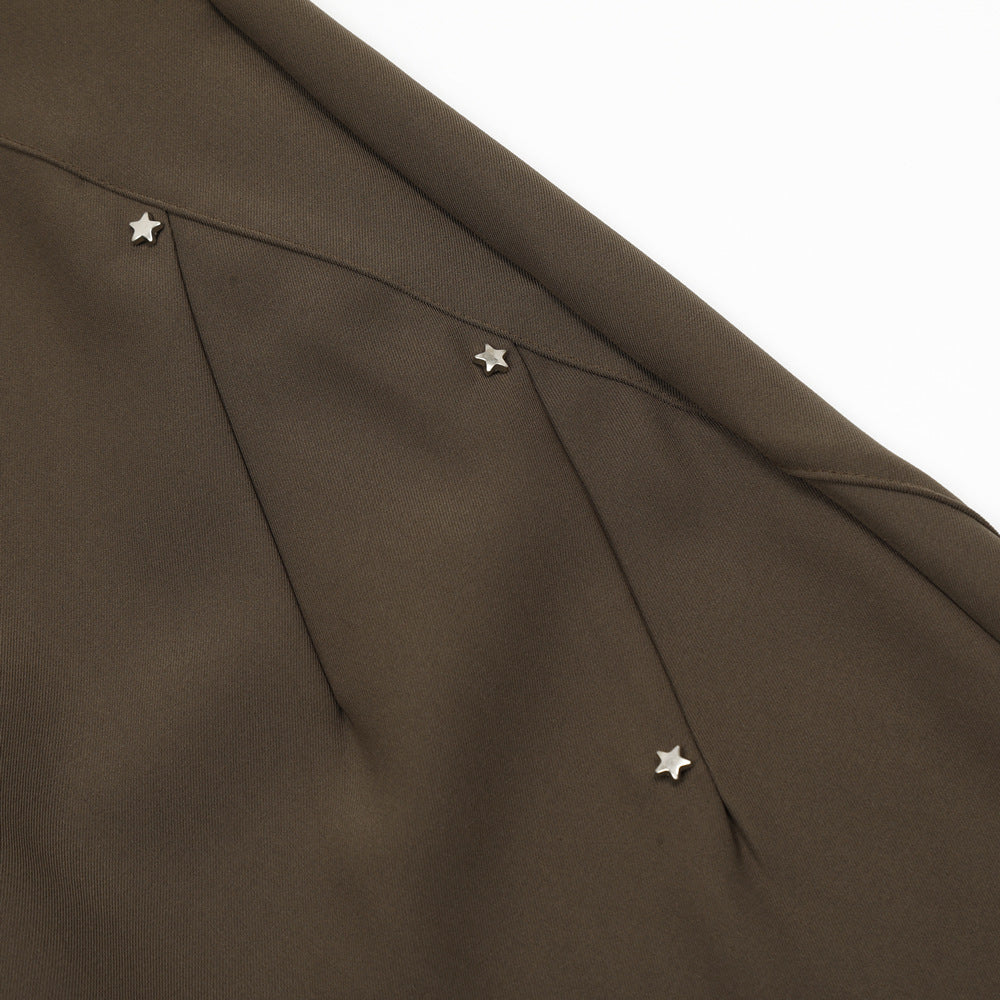 Fashion Men's Loose Wide-leg Straight Trousers