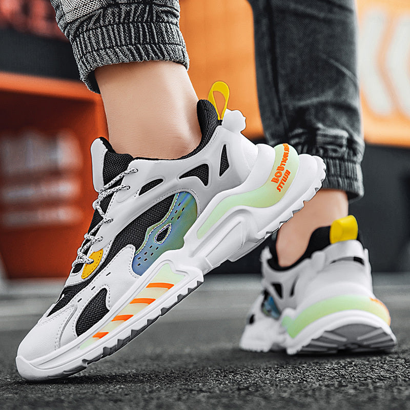 Mesh Running Casual Sneakers Breathable Coconut Daddy Shoes