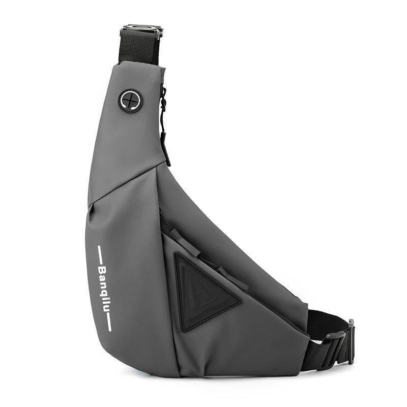 Bolso de pecho antirrobo de estilo casual a la moda para hombre