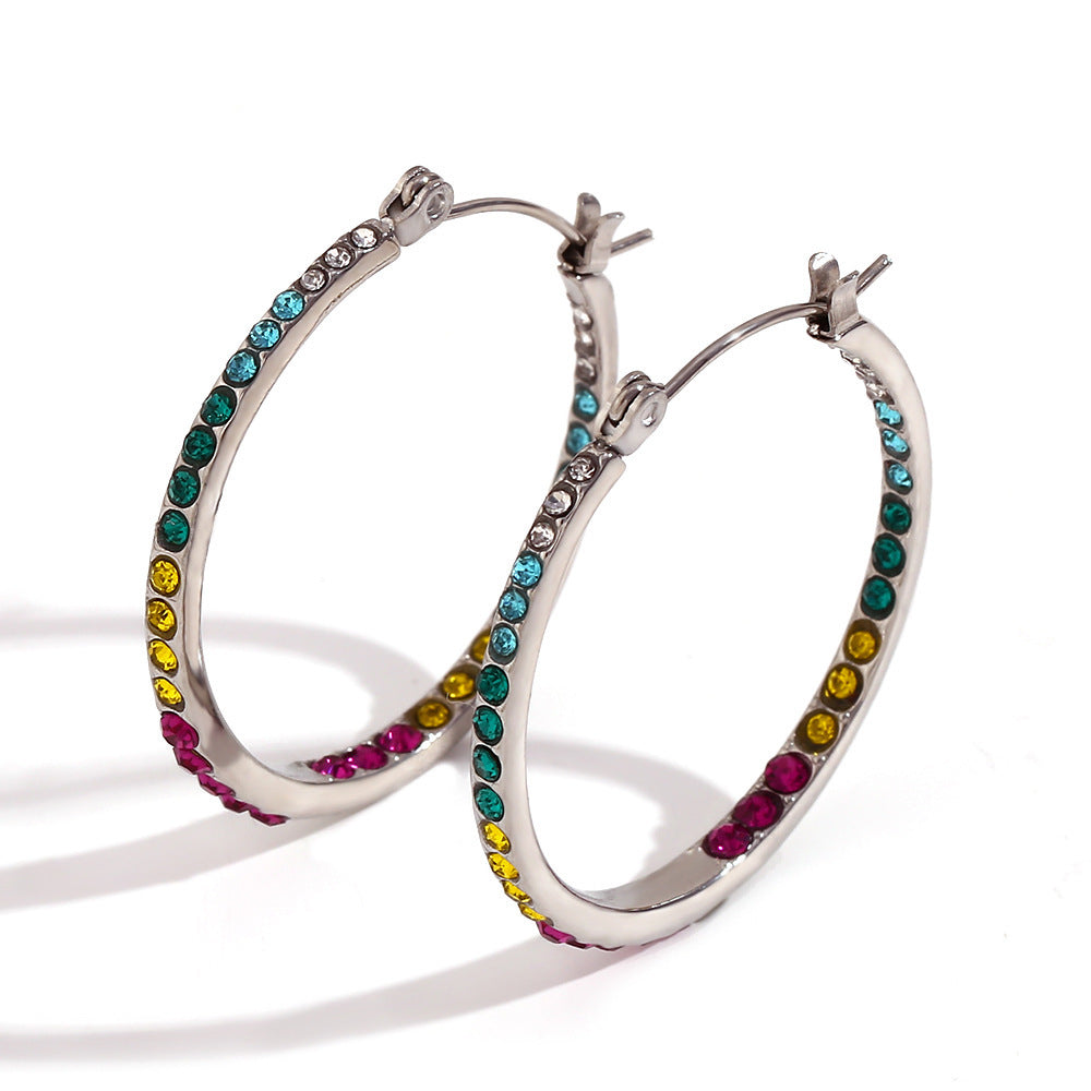 Boucles d'oreilles minimalistes de haute qualité, mode européenne et américaine