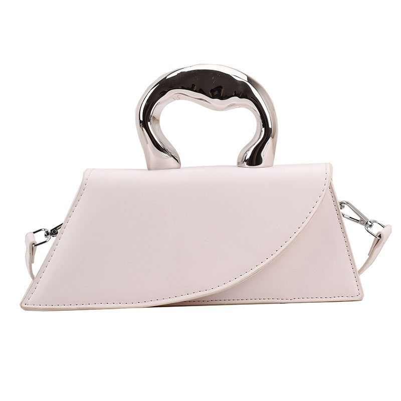 Sac messager simple portable en PU pour femmes, à la mode, assorti à tout
