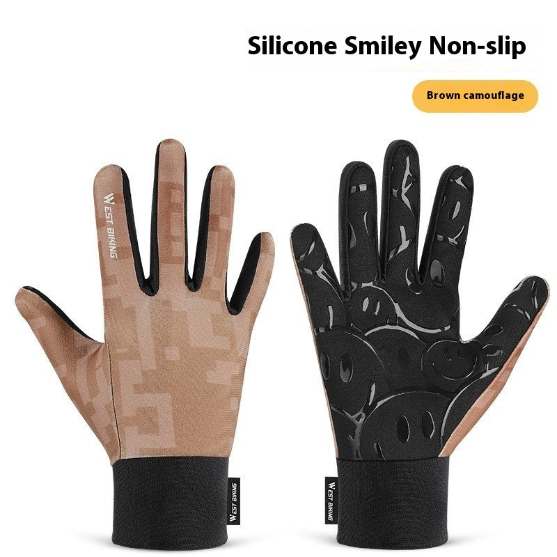 Non-slip Breathable Cycling Gloves Bicycle Fixture