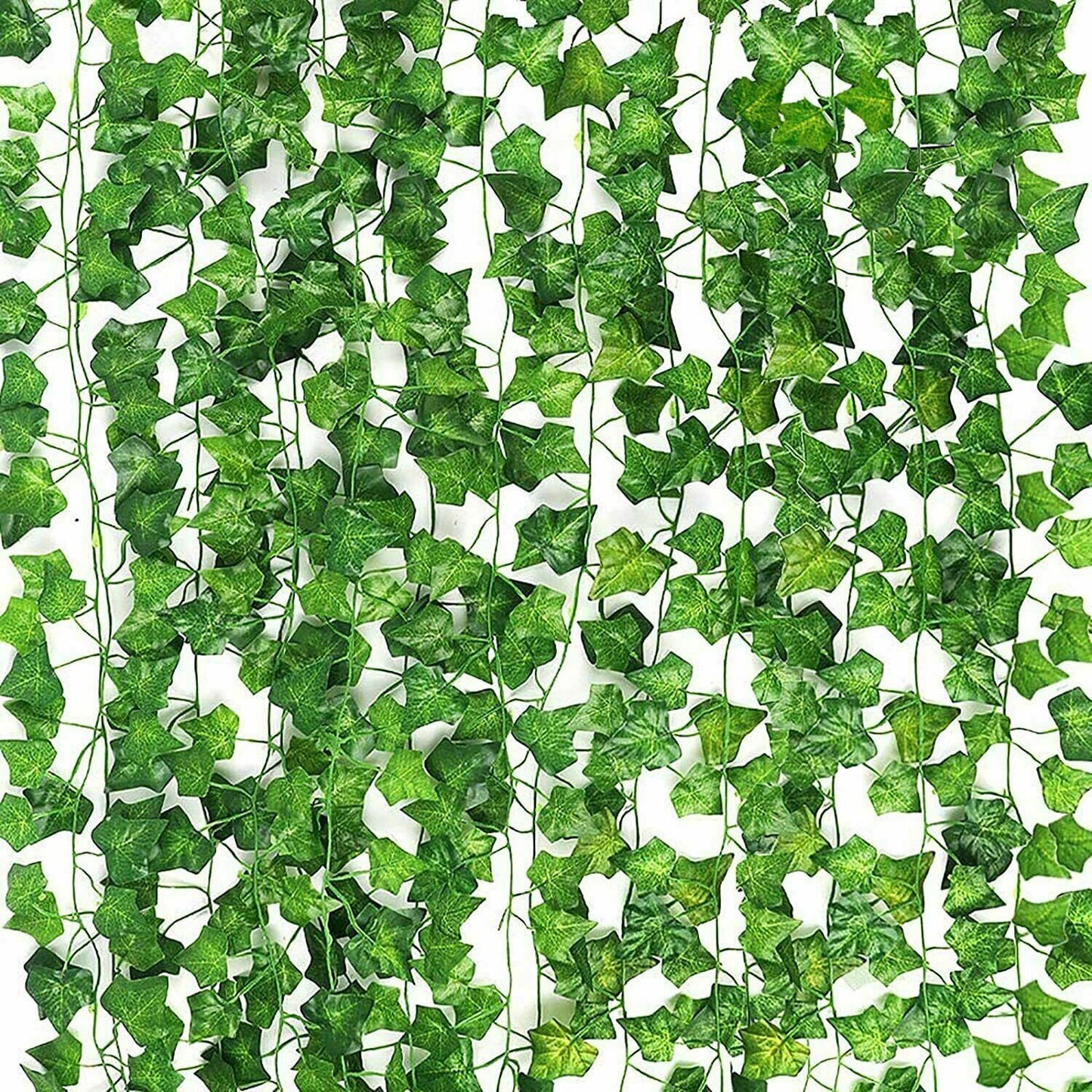 Feuilles de lierre artificielles, fausses guirlandes suspendues, plantes de vigne, décoration florale pour la maison