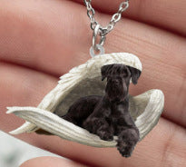 New Unique Dogs And Cats Sleeping Angel Pendant Car Key Ring