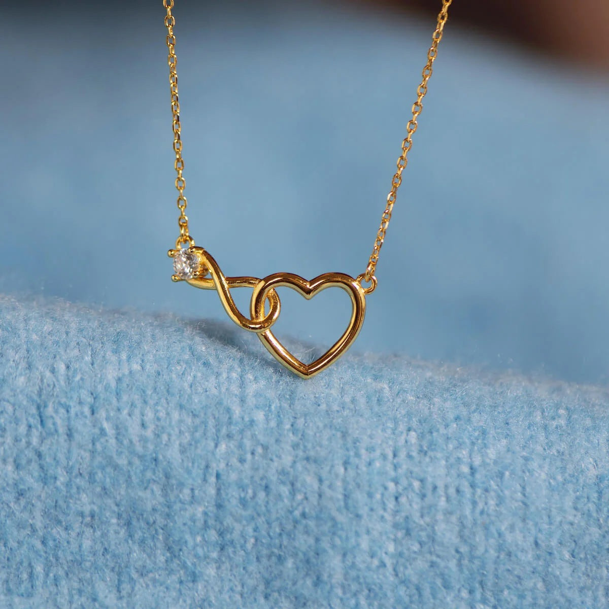 Women's S925 Silver Love Lucky Number 8 Unlimited Necklace