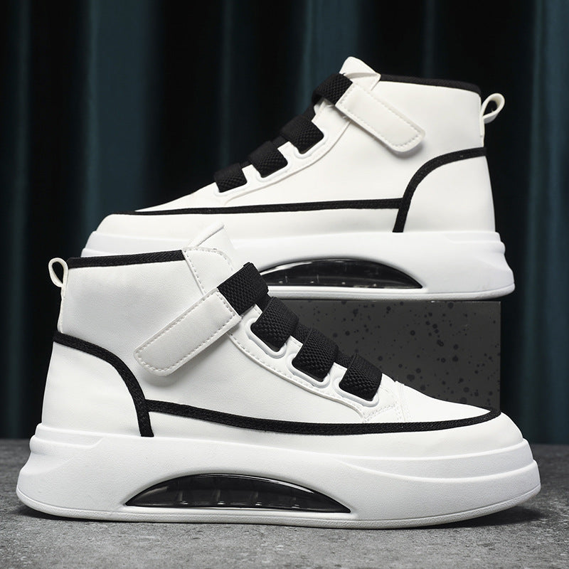 Chaussures montantes pour hommes, automne et hiver, nouvelles chaussures à semelle épaisse, faciles à porter