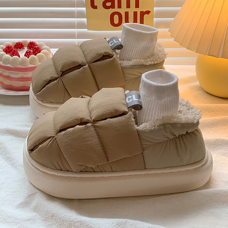 Chaussures En Coton À Plateforme De Couple Automne Et Hiver