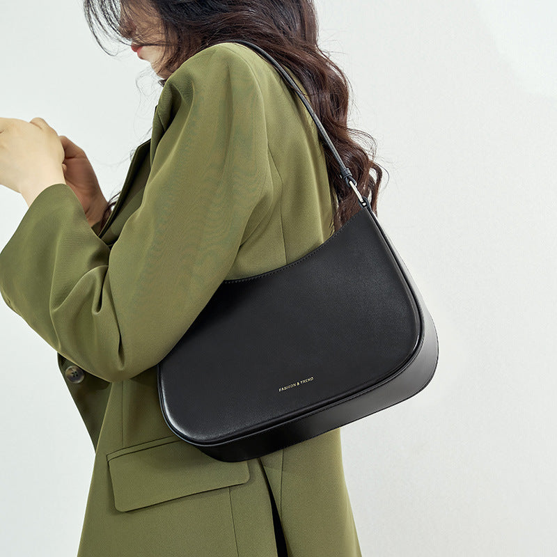 Sac en cuir baguette mode femme