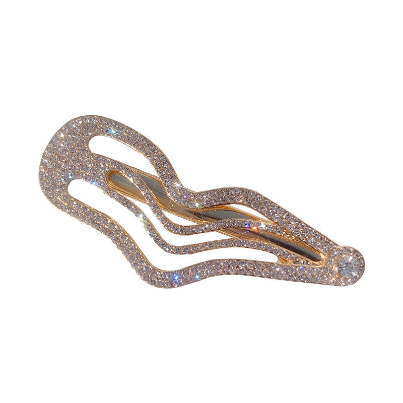 Líneas irregulares Bang Sweet Cool Clip lateral de diamante completo