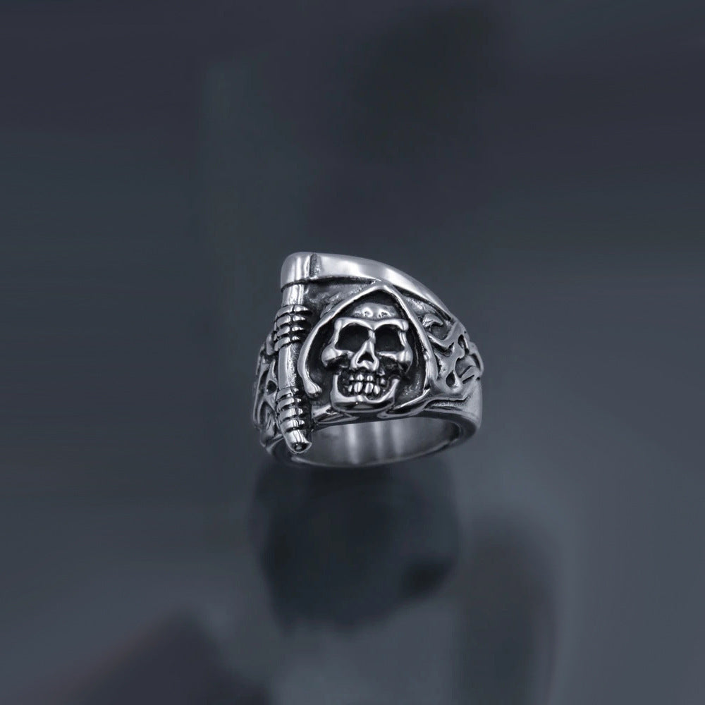 Europe And America Creative Dark Retro Butterfly Ring Fashion Hip Hop