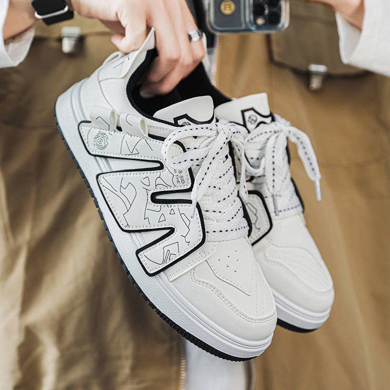 Zapatillas de deporte con cordones para estudiantes de moda de primavera