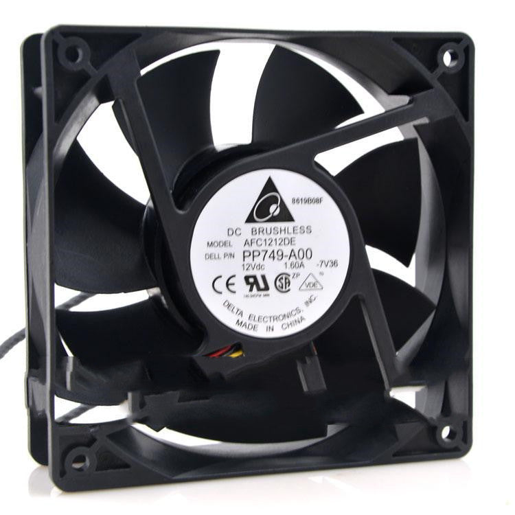 Delta AFC1212DE 12038 12 V 1,6 A 12 cm Gale Volume Ant PWM Ventilateur de refroidissement avec contrôle de vitesse
