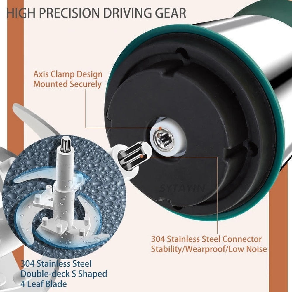 Picadora de carne de acero inoxidable