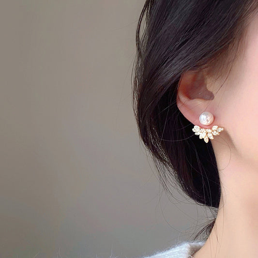 Boucles d'oreilles de luxe légères pour femmes, une paire, deux styles de port, haute qualité