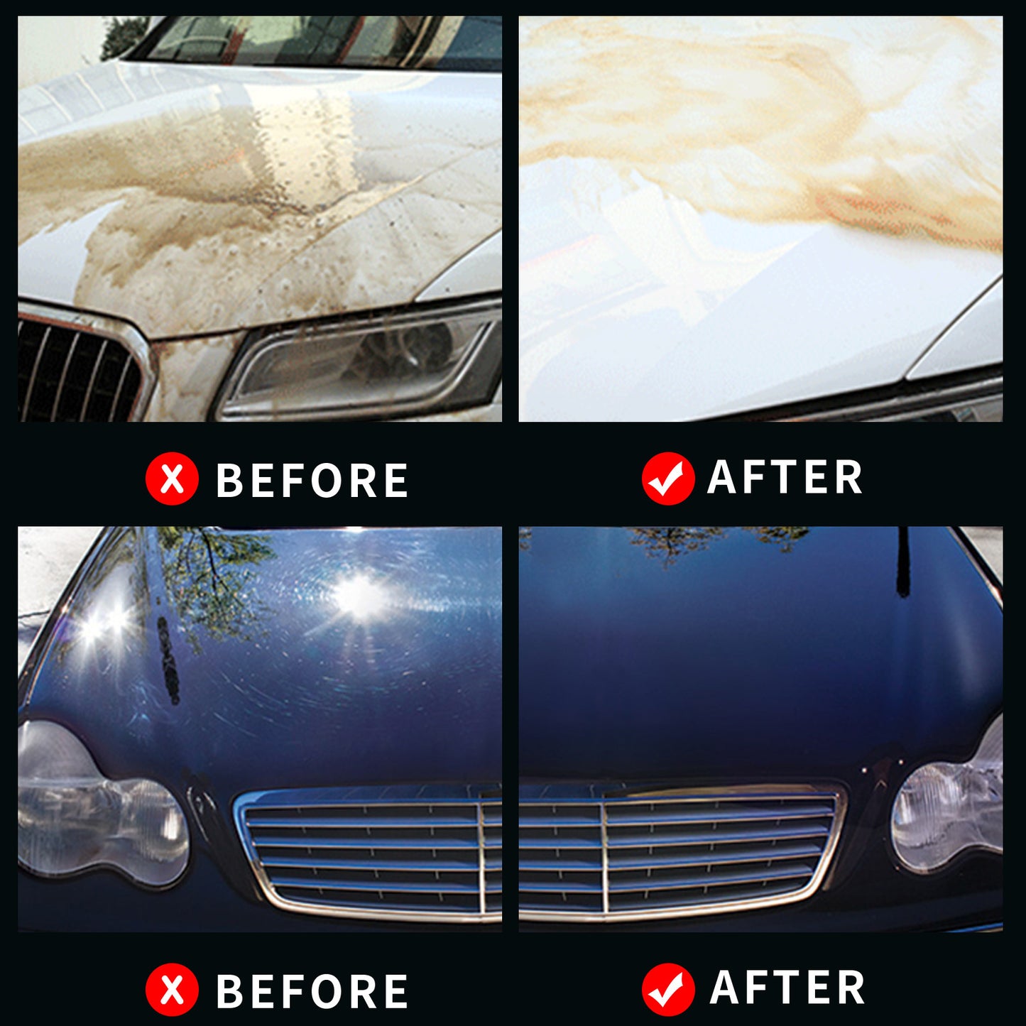 Cire solide automobile imperméable et antisalissure