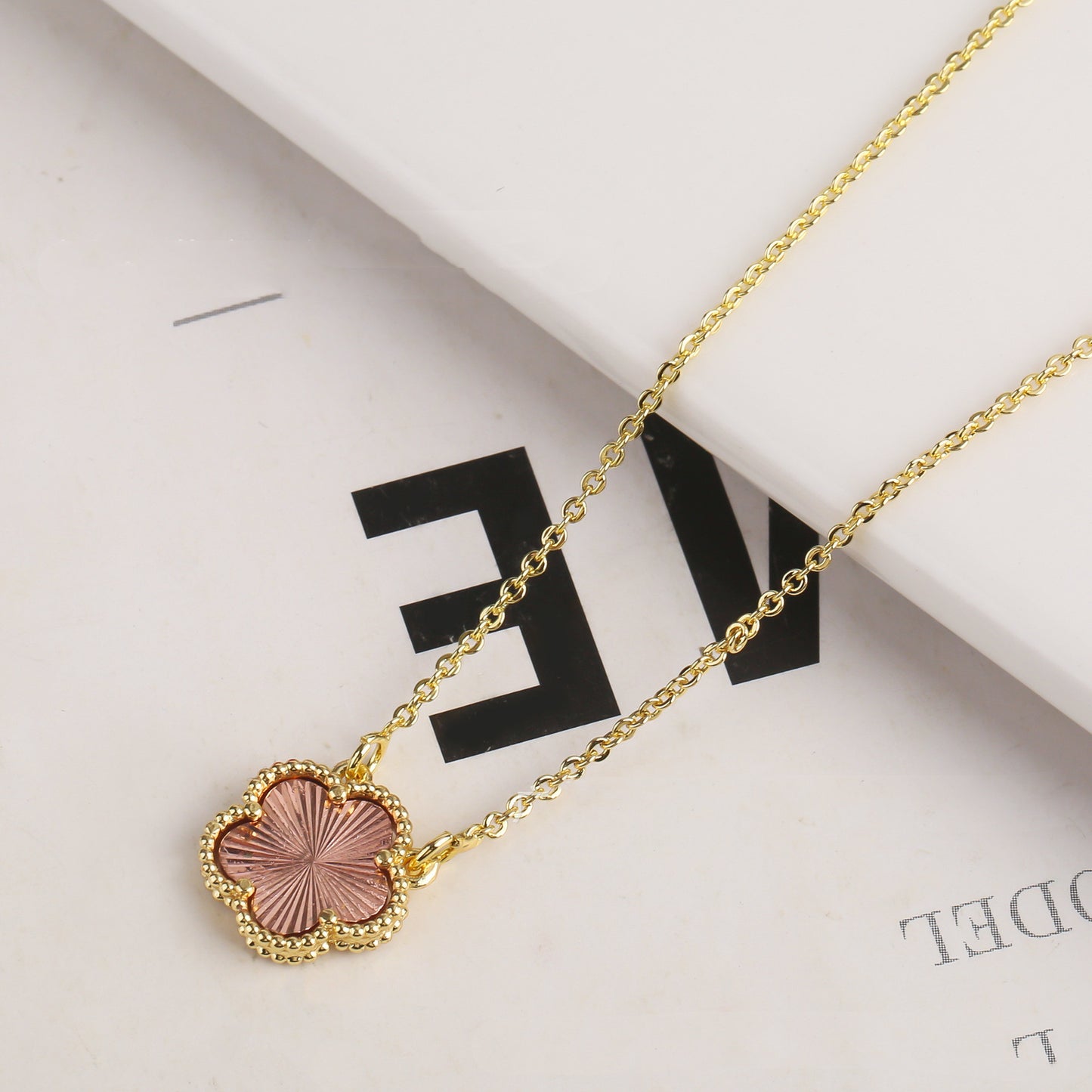 Five-petal Flower Hanging Necklace For Women