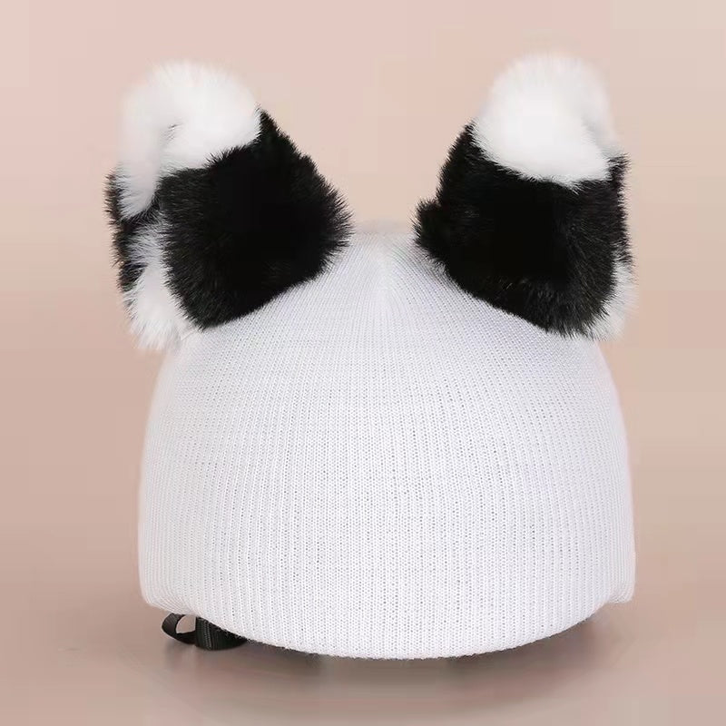 Cute Cartoon Helmet And Hat Cover