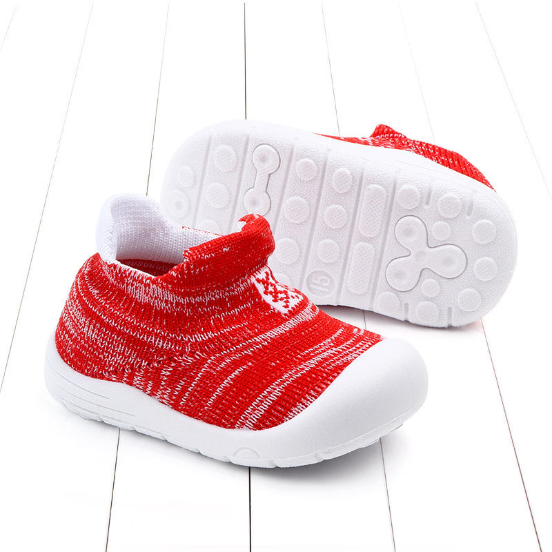 Chaussures de printemps à semelle souple pour enfants, chaussures de marche antidérapantes et respirantes pour bébés