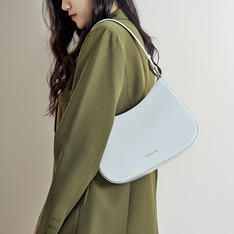 Sac en cuir baguette mode femme