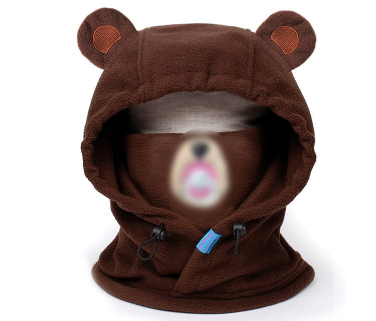 Casque de Protection de Ski, couvre-chef, ours brun, lapin, ours blanc, dessin animé