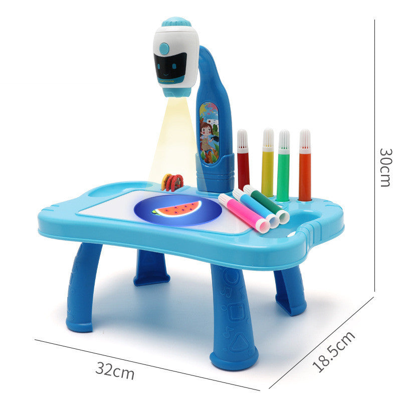 Planche à dessin de projection pour enfants Doodle