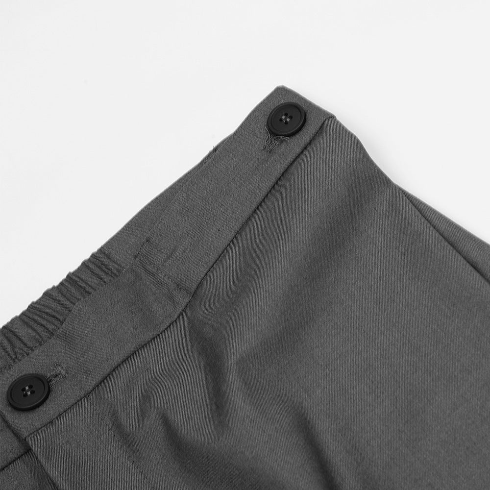 Men's Loose Straight Wide Leg Mop Trousers