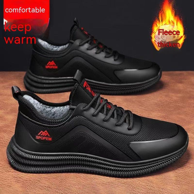 Zapatos de malla tejida con mosca para hombre Zapatillas de deporte con suela suave