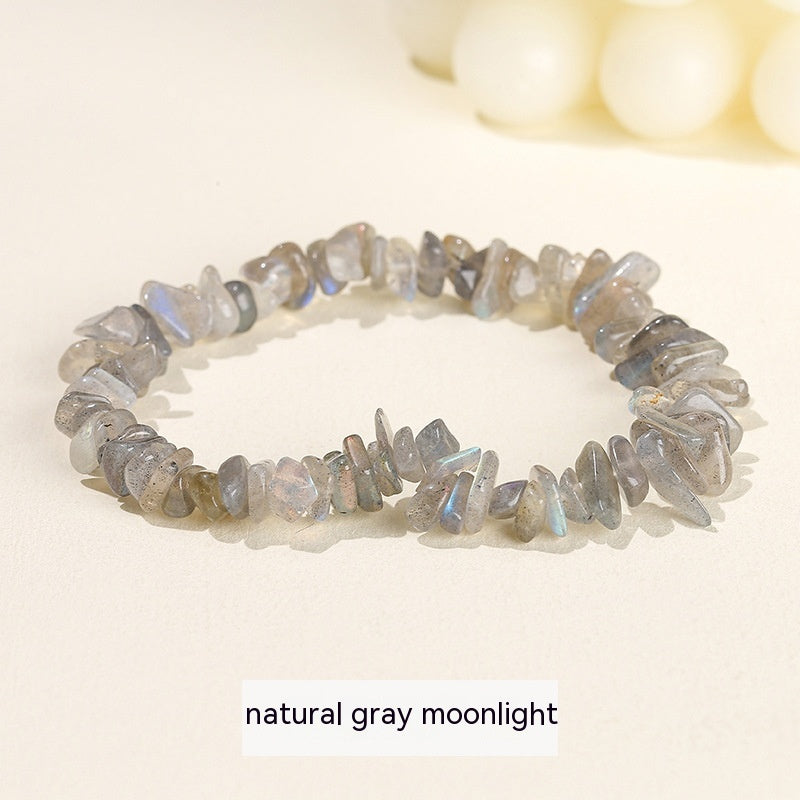 Natural Crystal Gravel Agate Aventurine Irregular Bracelet