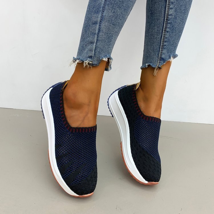 Chaussures respirantes Flyknit Baskets compensées