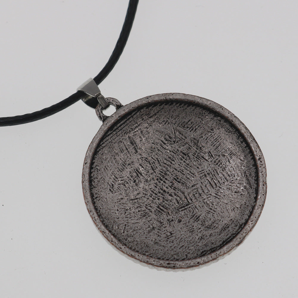 Viking arbre de vie pendentif en alliage de Zinc Vintage Aoding Rune monde arbre collier rond