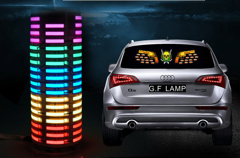 Capteur de lumière froide LED, lumière d'ambiance en verre arrière, multi-tailles