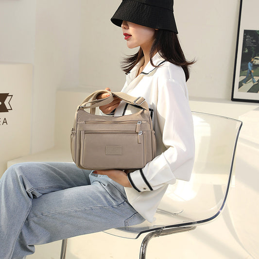 Sac messager imperméable multi-compartiments décontracté et léger