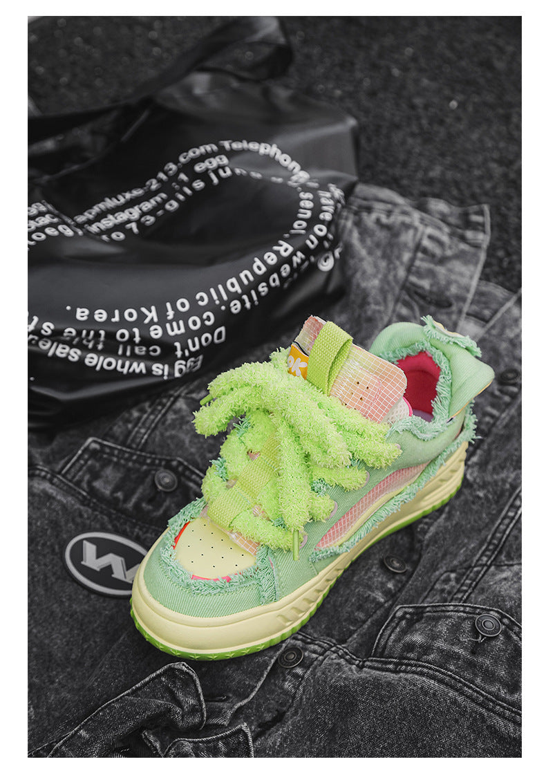 Zapatos de pan estilo universitario a juego de moda para hombre