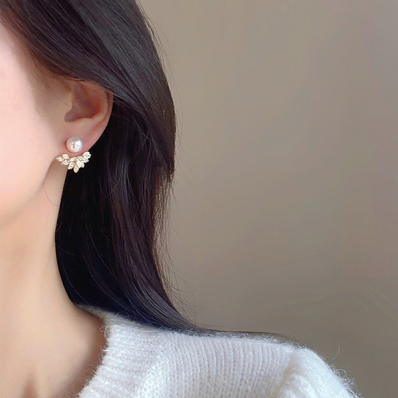 Boucles d'oreilles de luxe légères pour femmes, une paire, deux styles de port, haute qualité