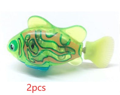 Jouet d'eau de poisson électrique interactif pour chat, pour jeu d'intérieur, Robot de natation, jouets de poisson pour chat, chien, animal de compagnie, bébé nageur, jouets de bain Robofish
