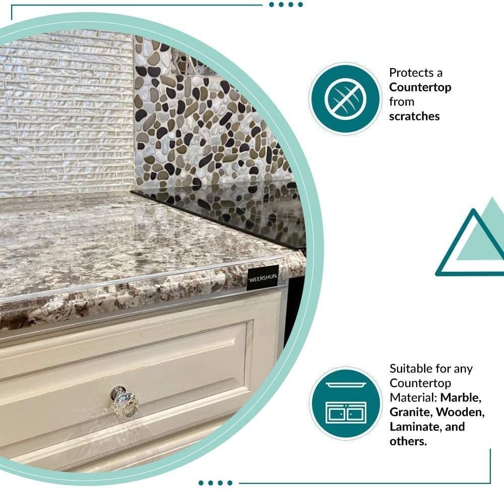 Planche à découper transparente domestique, Gadgets de cuisine en acrylique