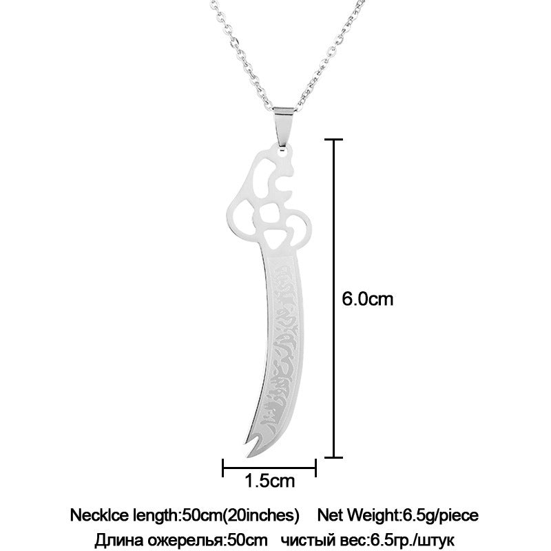 New Stainless Steel Pendant Necklace