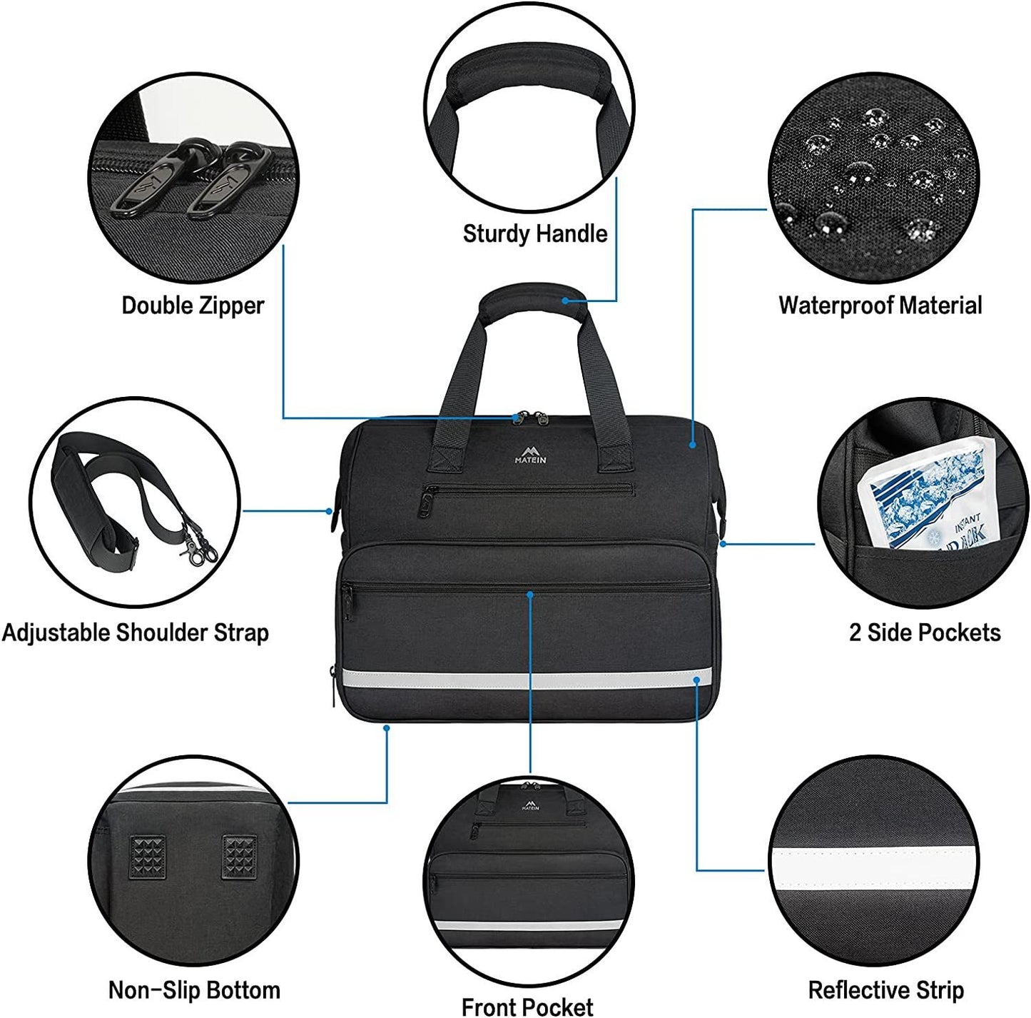 Kit de herramientas de pinzas de gasa organizadora de gran capacidad