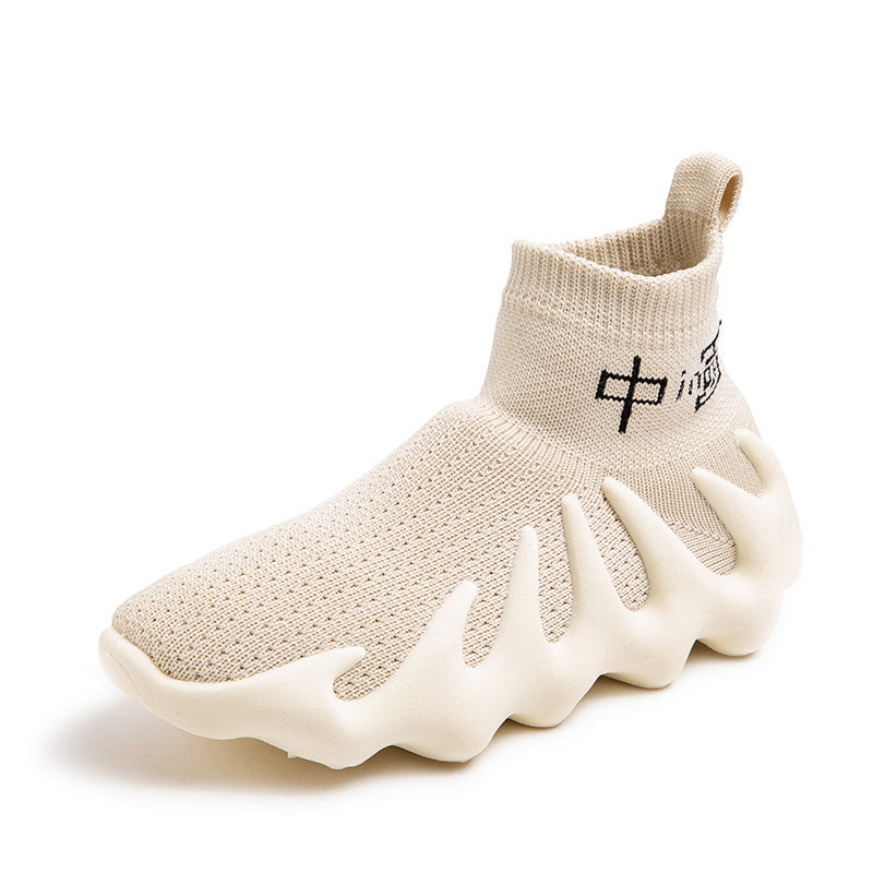 Baskets en maille respirante, chaussures chaussettes ultra légères pour enfants