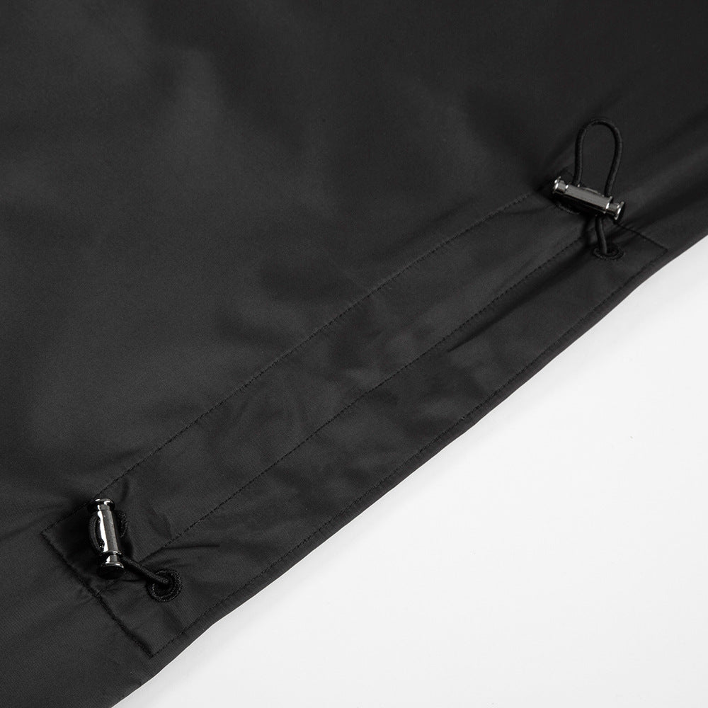 Men's Sports Outdoor Drawstring Design Loose Wide-leg Bell-bottoms